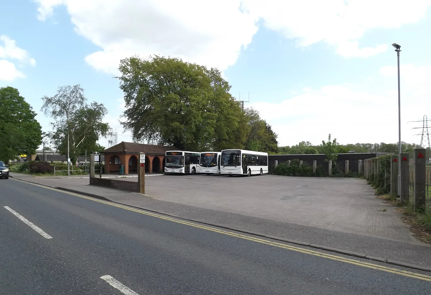Diss bus terminal on Park Road