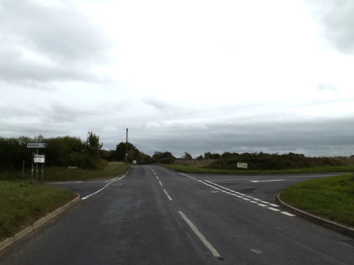 The B1527 Bungay Road in the parish of Morningthorpe and Fritton, about a mile east of the recycling centre, which stands on the same road. The centre closes permanently on 31 October when its 25-year lease runs out