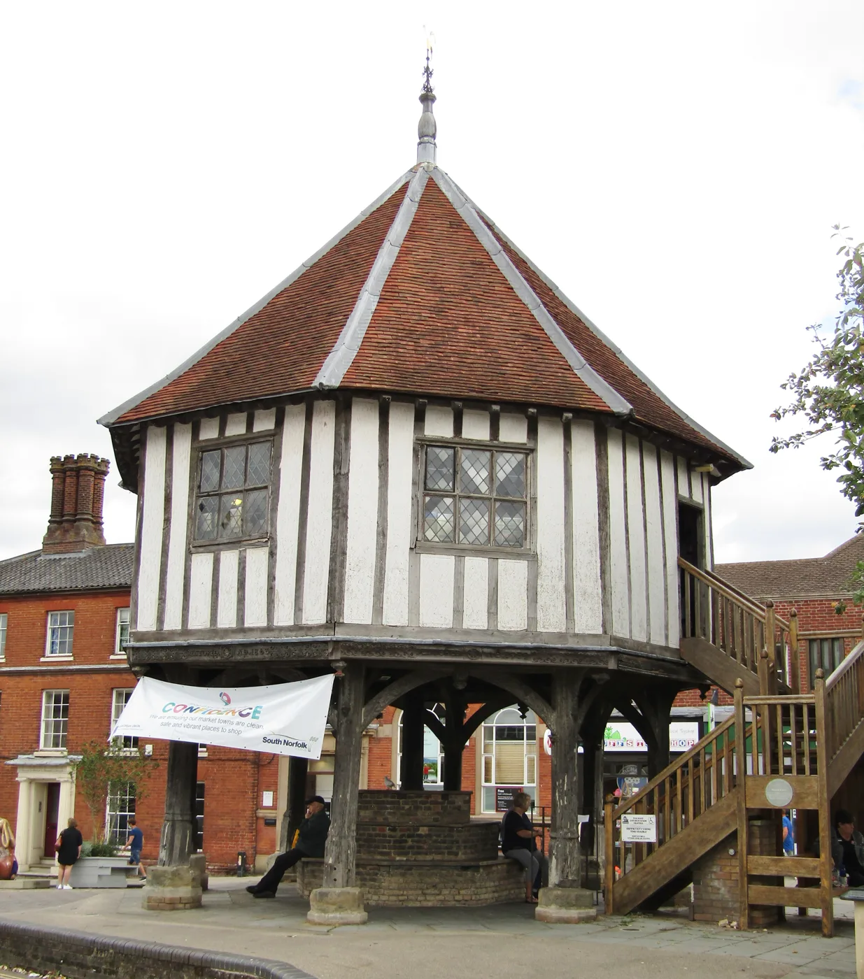 Wymondham Market Cross. Groups in Wymondham, Diss, Long Stratton, Harleston, Loddon and the South Norfolk villages can apply, but only through a district councillor